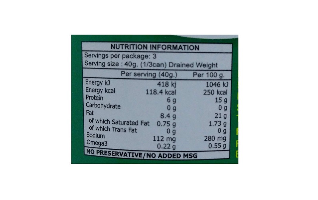 Golden Prize Mackerel in Oil    Tin  200 grams